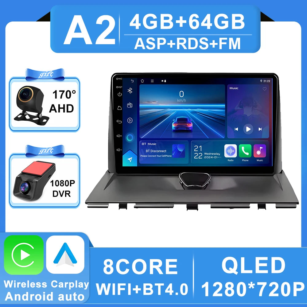 Car Radio Carplay For Peugeot Expert 2 G9 For Citroen Jumpy For Fiat Scudo For Toyota Proace 2007-2017 Navigation GPS No 2din 4G