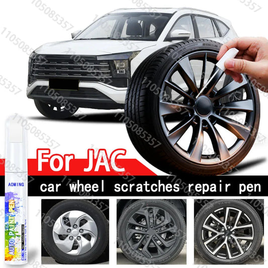 For JAC car wheel scratches repair pen Matte black dark gun gray silver black multiple colors Paint Repair Pen
