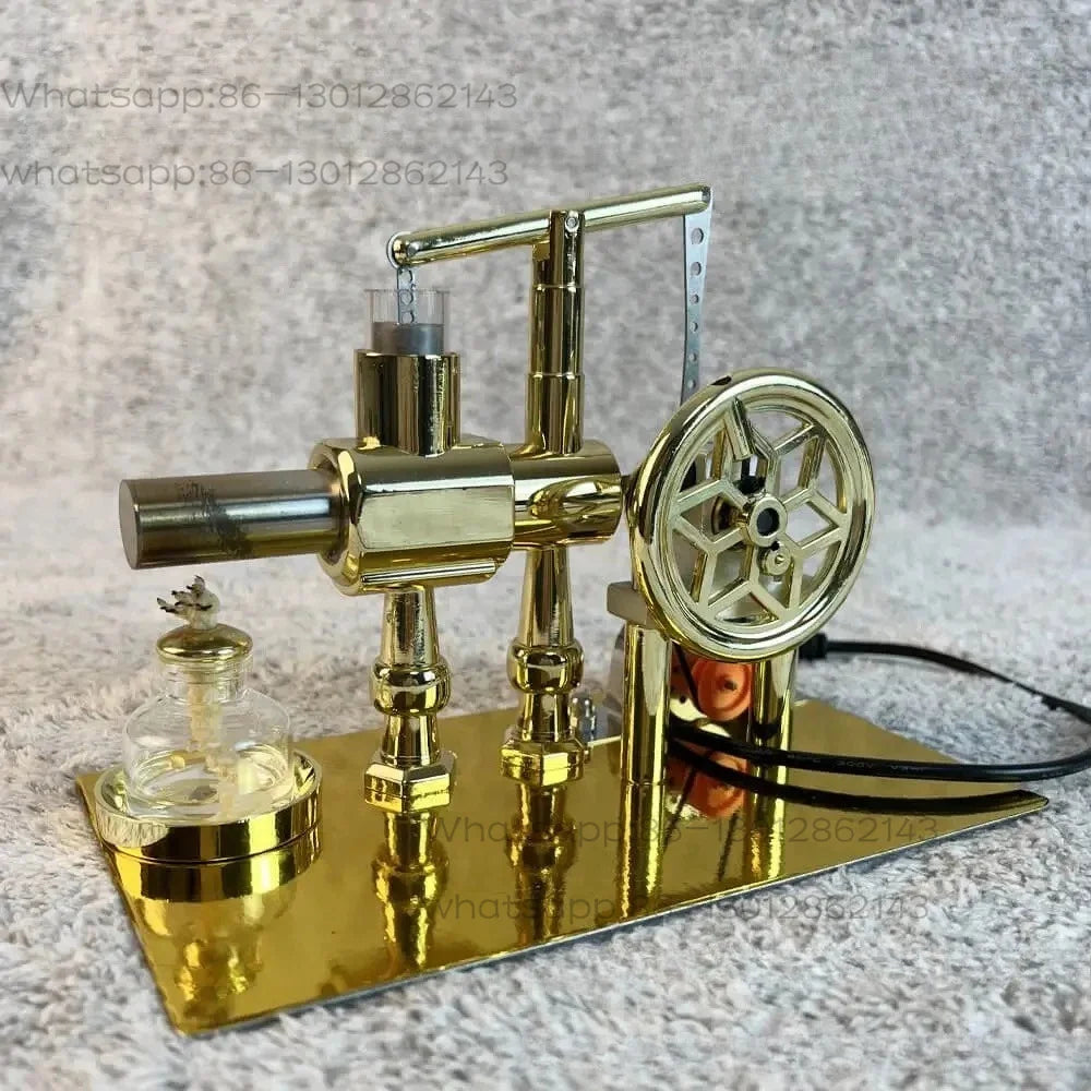 1PCS   NEW   Single Cylinder Stirling Engine Model Power Generation Device External Combustion Engine Model Toy