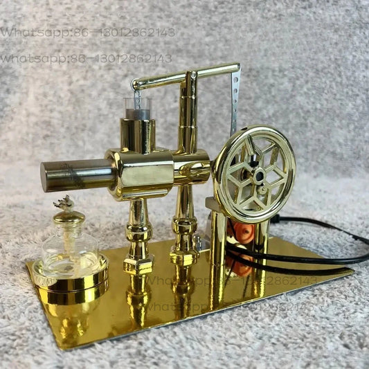 1PCS   NEW   Single Cylinder Stirling Engine Model Power Generation Device External Combustion Engine Model Toy