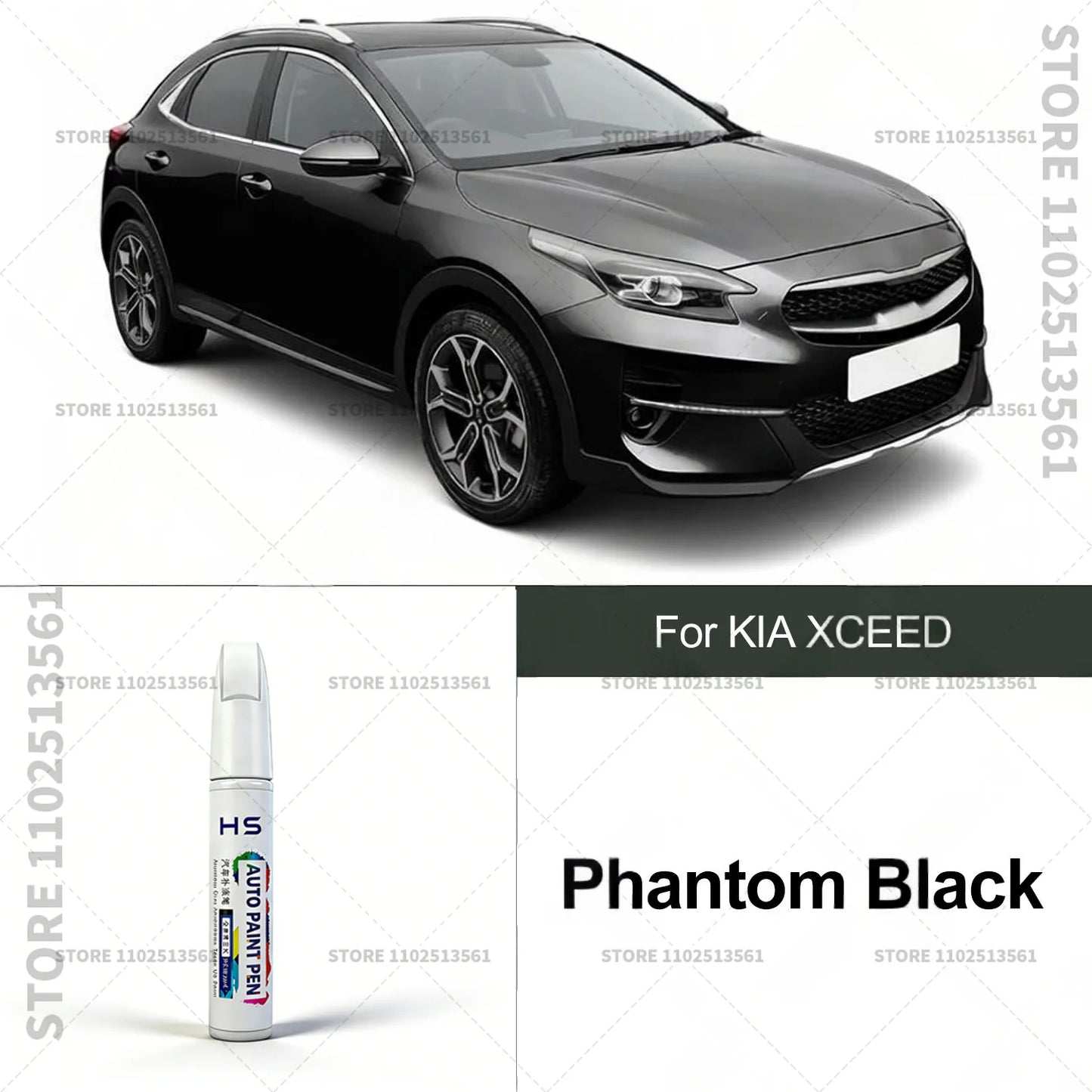Car Paint Repair Pen Touch Up Paint Brush Scratch Remover for Deep Scratches and Marks For KIA XCEED Blue White Black Yellow Red