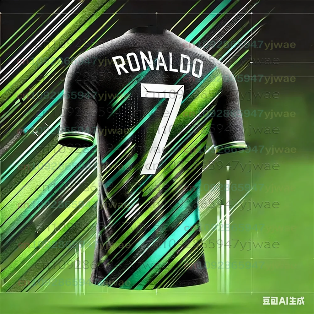 2026 New Special Edition Ronaldos 7 Football Jersey Oversize Sports Short Sleeve Training Uniform Soccer Jersey For Kids_Adult