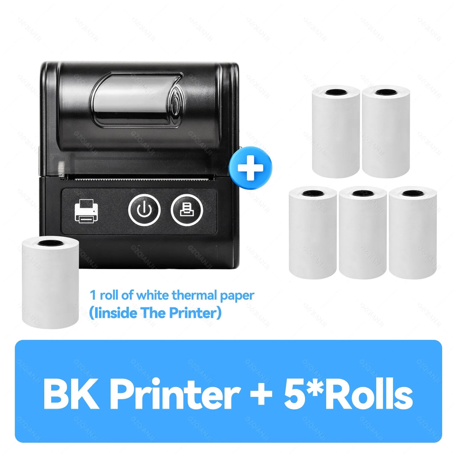 58MM Mini Cep Termal Fiş Yazıcısı - Bluetooth, USB, Kablosuz, Taşınabilir POS Yazıcı - Android/iOS/PC Uyumlu