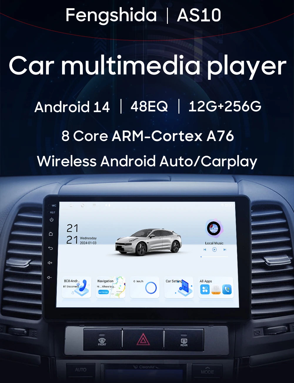 Car Radio Carplay For Audi A3 8P 2003-2012 RS3 Sportback 2011-2012 S3 8P 2006-2012 Navigation GPS Android Auto No 2din Video DVD