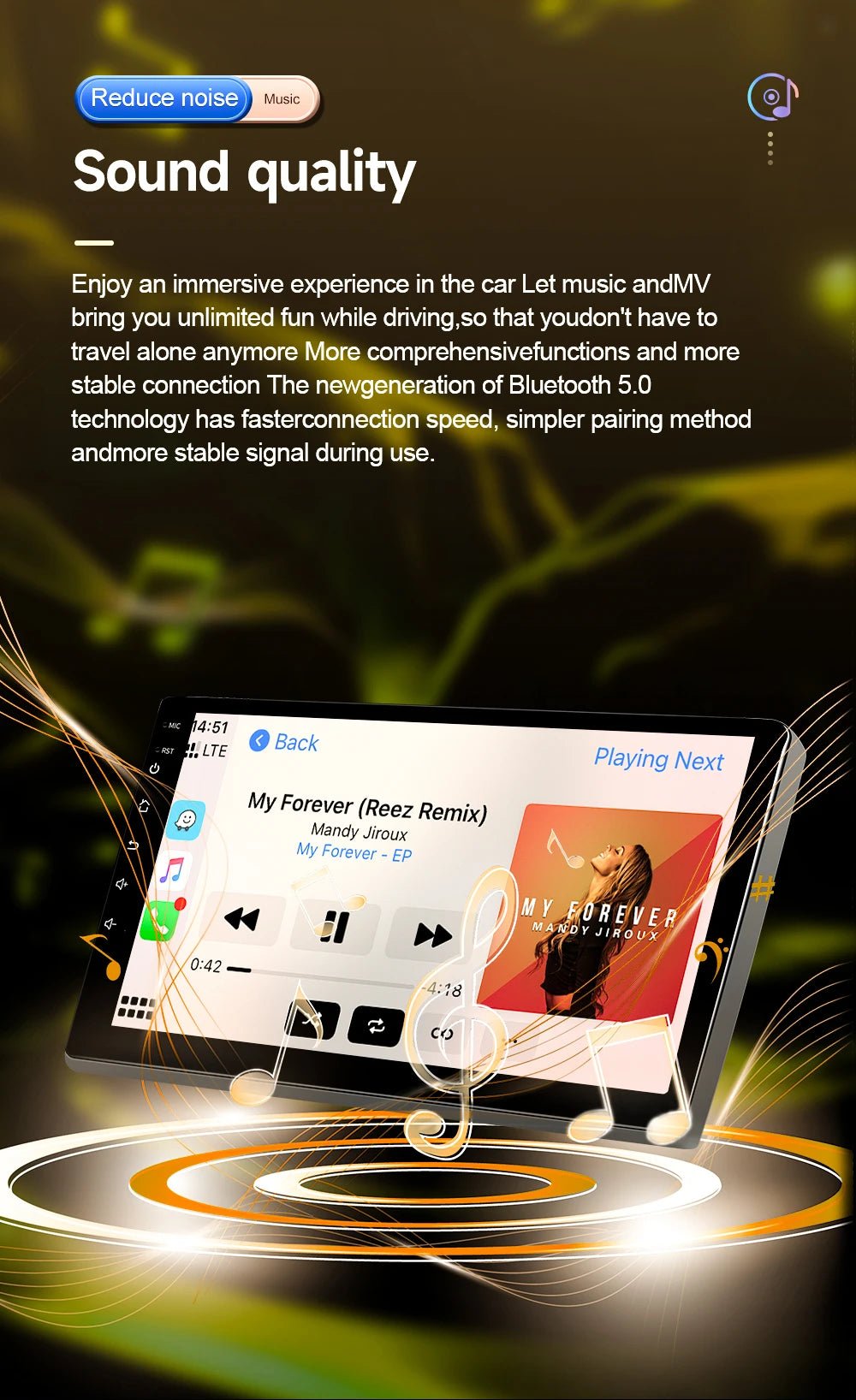 Car Multimedia Radio Player For Citroen Berlingo B9 Peugeot Partner 2008 - 2019 Carplay Auto Navigation GPS Stereo Android 16 BT