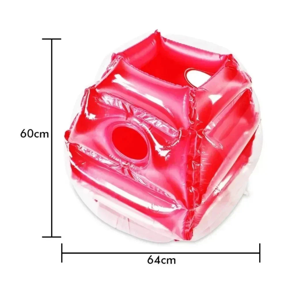 Inflatable Sumo Ball Wearable Human Hamster Ball Inflatable Body Bubble Ball for Adults Kids Outdoor Team Sports Bumper Fun