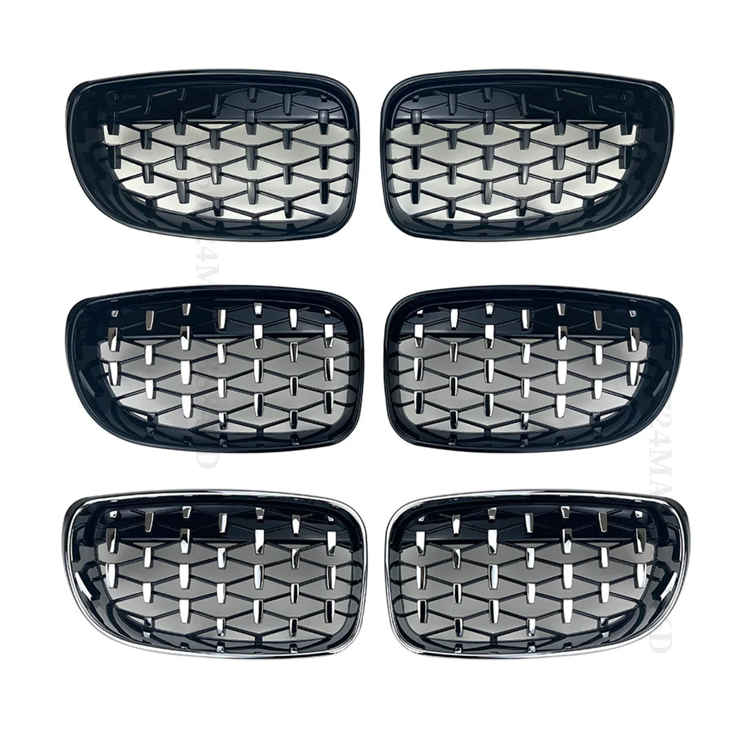 Front Inlet Grille Bumper Grill Tuning Accessories For BMW 1 Series E81 E87 E82 E88 2007-2011 like 120i 120d 130i 135i Coupe