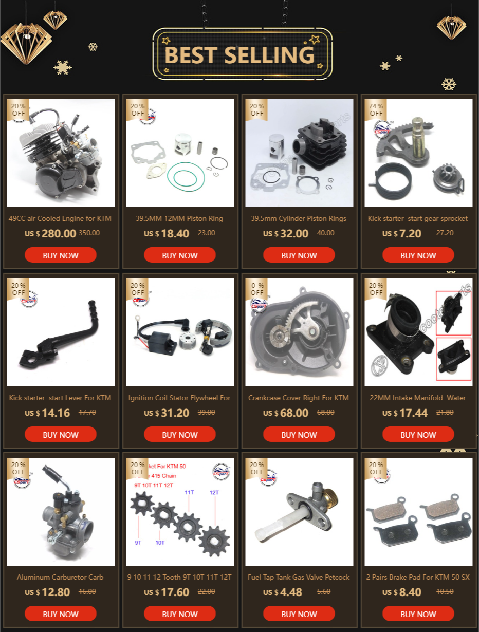Crankcase Cover Right Gear Kick Starter For  KTM 50 65 50CC 65CC SX  Air Water Cooled Pro JR LC  PRO SR 2001~2008