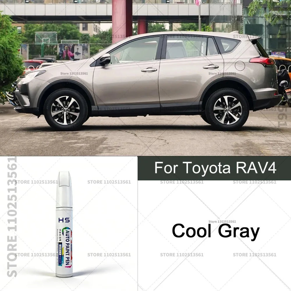For Toyota RAV4 Car Paint Repair Pen Restores Original Factory Paint Finish Blue 8X8 White 070 Red Black 209 Uraban Khyaki Gray