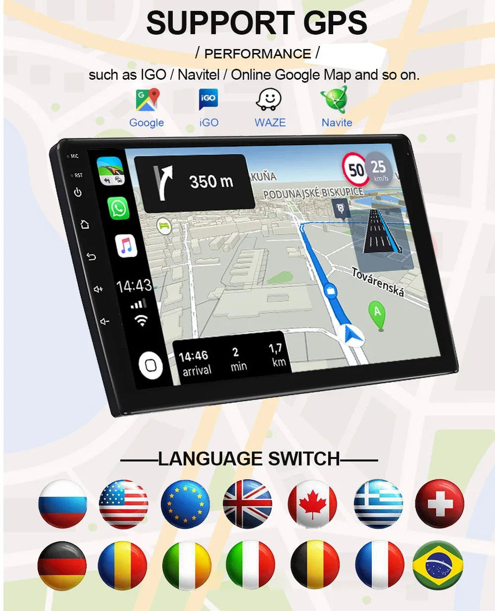 Car Radio Carplay For Audi A3 8P 2003-2012 RS3 Sportback 2011-2012 S3 8P 2006-2012 Navigation GPS Android Auto No 2din Video DVD