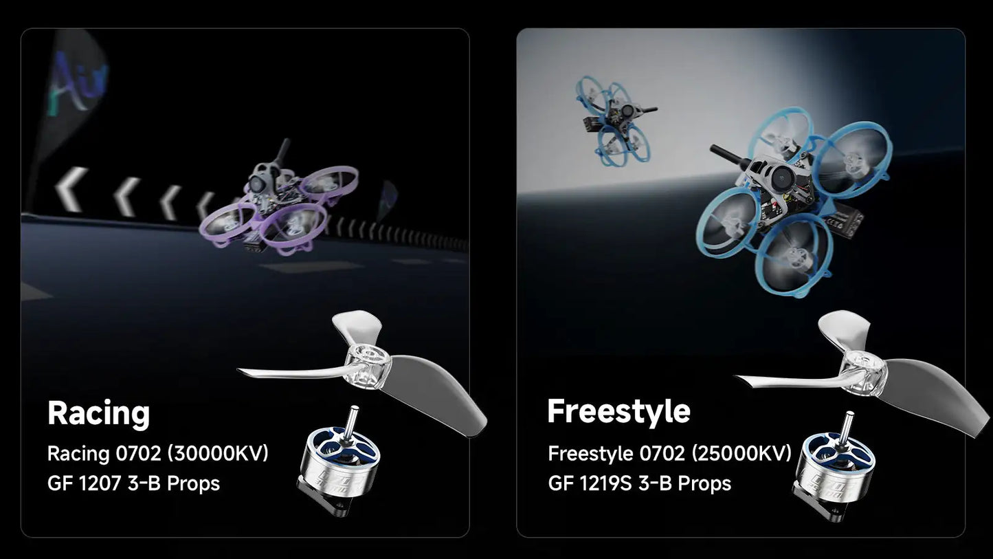 BETAFPV Air65 II Brushless Whoop Drone | 65mm 1S FPV Racing Quadcopter | Ultralight Micro Whoop for Indoor/Outdoor Racing