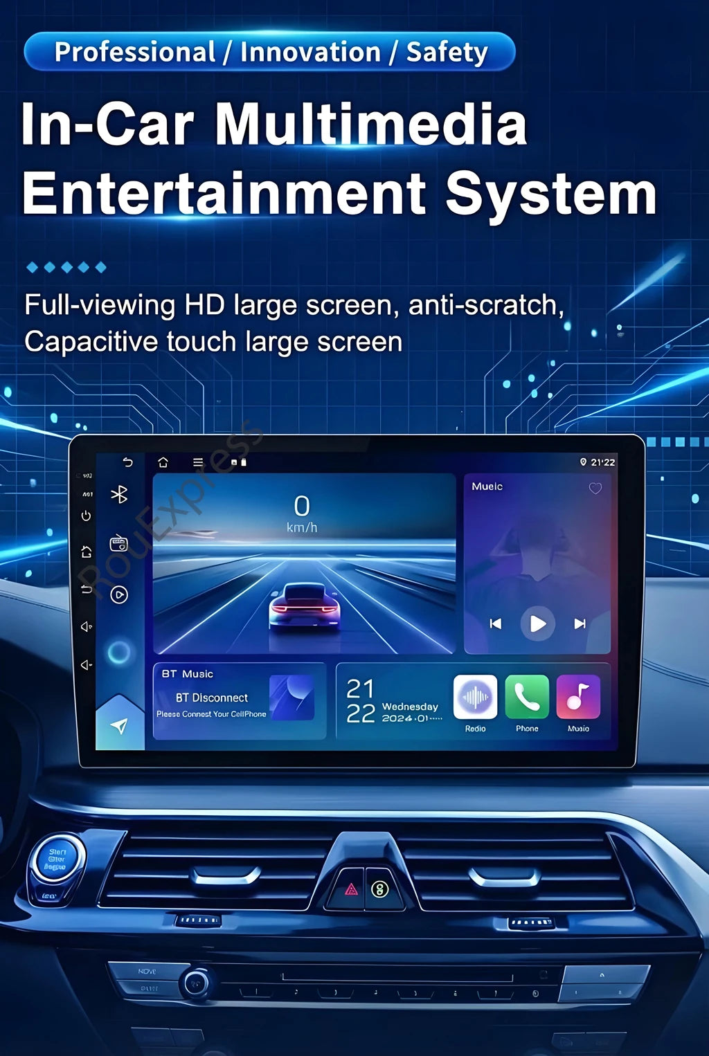 Android 16 Car Radio Carplay For Nissan Qashqai J10 2006 - 2013 Stereo Head Unit Multimedia Player No 2din DVD QLED Screen 5G