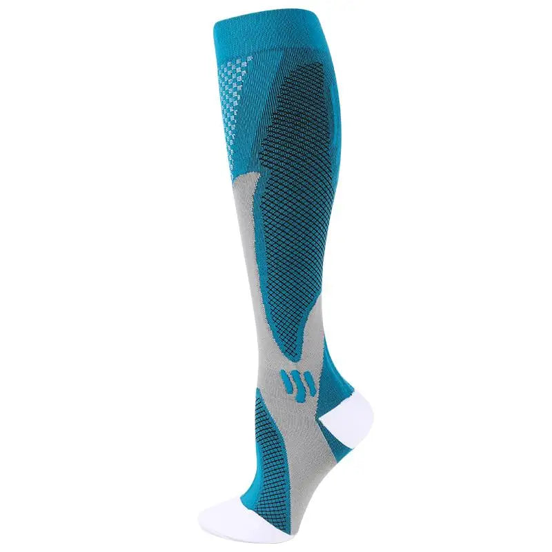 12 Colors Compression Socks For Football Anti Fatigue Pain Relief Men Women 20-30 Mmhg Running Socks Fit For Sport Socks