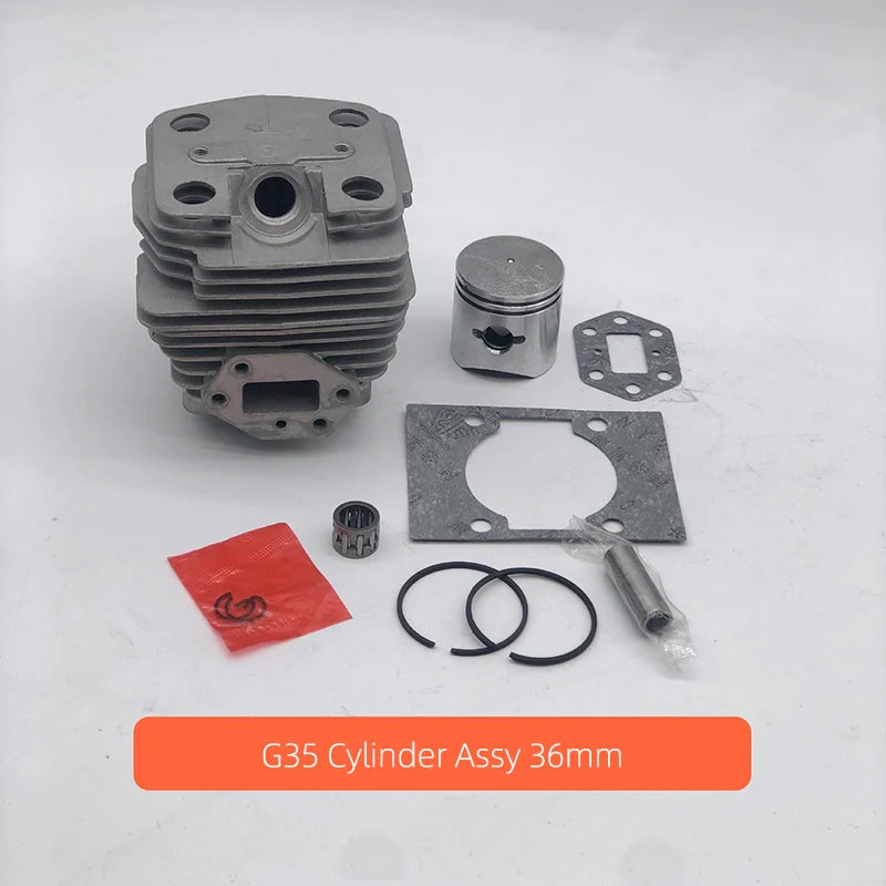 36mm 40mm Cylinder Piston Kit Fit For ZENOAH G45 G45L BC4310 HUS. 443R 143 143RI G35 3410 Garden Tools Trimmer Brush Cutter Part