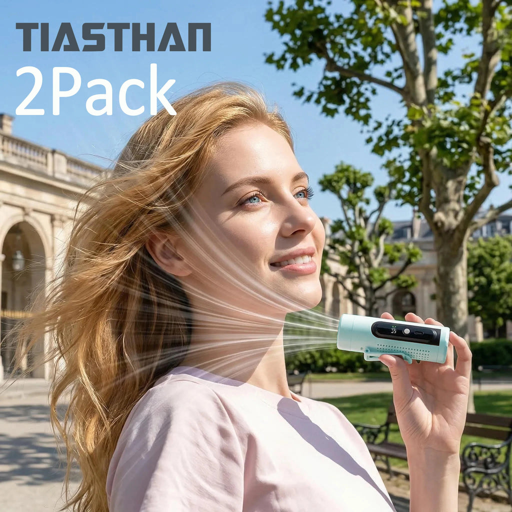 Taşınabilir Boyun Fanı 3000mAh – 199 Hız Ayarlı, USB Şarjlı, Yaz Sezonu Cep Fanı