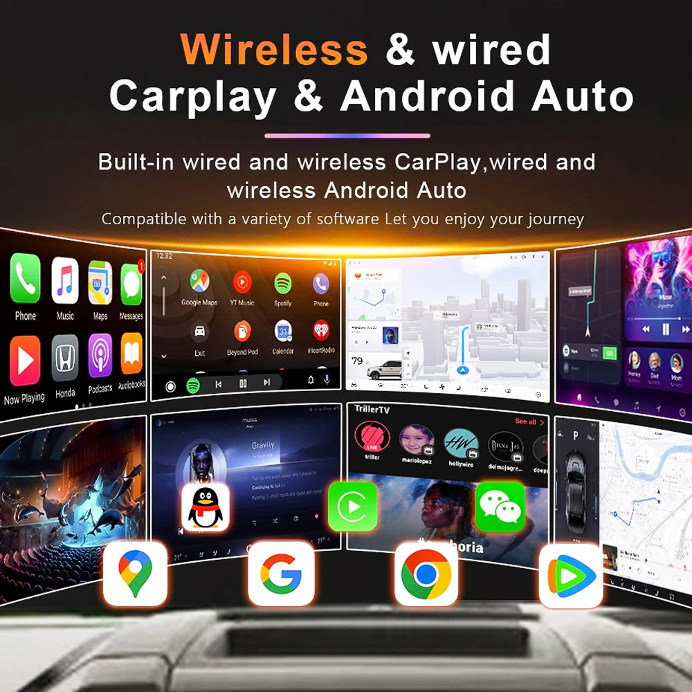 Android 16 9.7 inch Car Radio For Peugeot 407 2004-2008 Multimedia Video Player Navigation GPS Stereo Touch Screen Carplay dvd