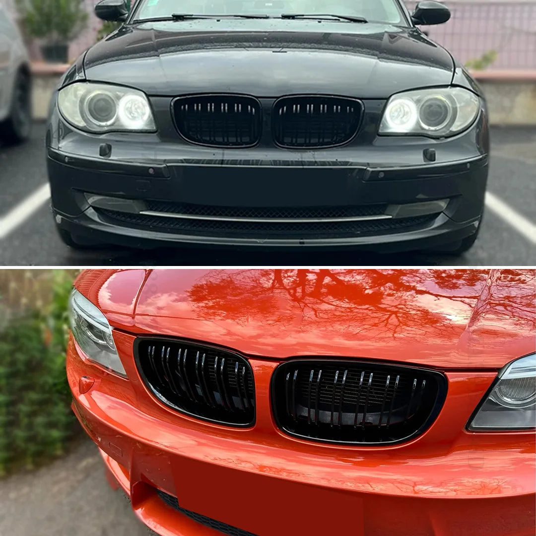 Front Inlet Grille Bumper Grill Tuning Accessories For BMW 1 Series E81 E87 E82 E88 2007-2011 like 120i 120d 130i 135i Coupe