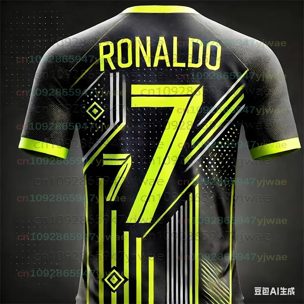 2026 New Special Edition Ronaldos 7 Football Jersey Oversize Sports Short Sleeve Training Uniform Soccer Jersey For Kids_Adult