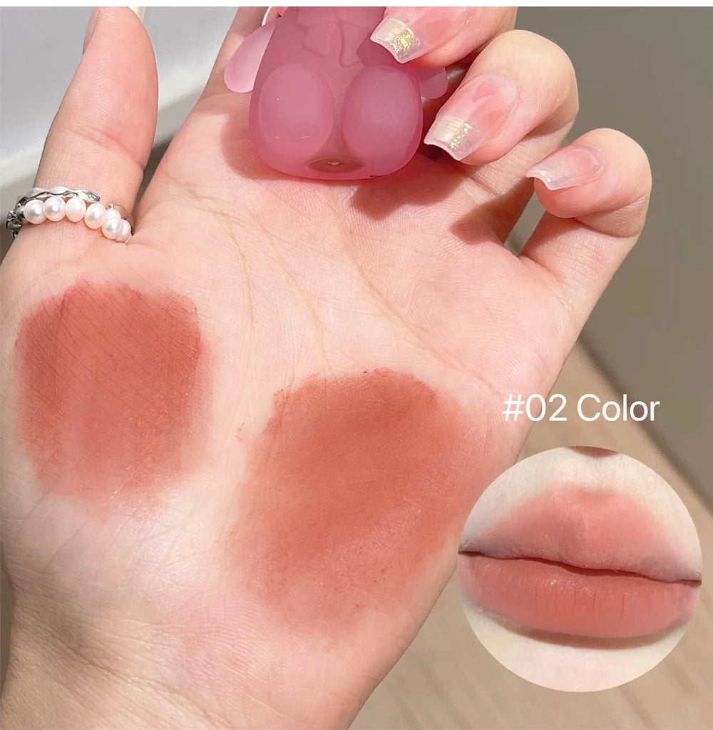 ART VALUE Sevimli Ayıcık Dudak Kili – Mat, Uzun Kalıcı, Anahtarlık Tasarımlı Lip Gloss