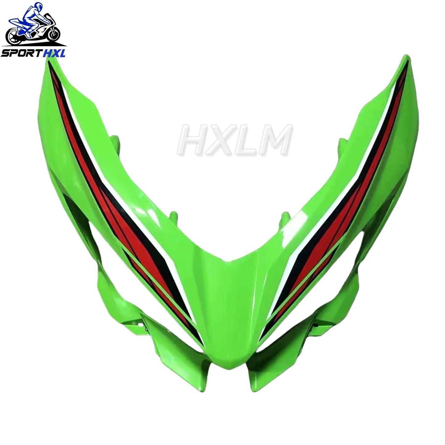 Front Head Upper Nose Fairing Headlight Deflector Plate Shroud Cover Cowling For Ninja400 NINJA250 2018 2019 2020 2021 2022 2023