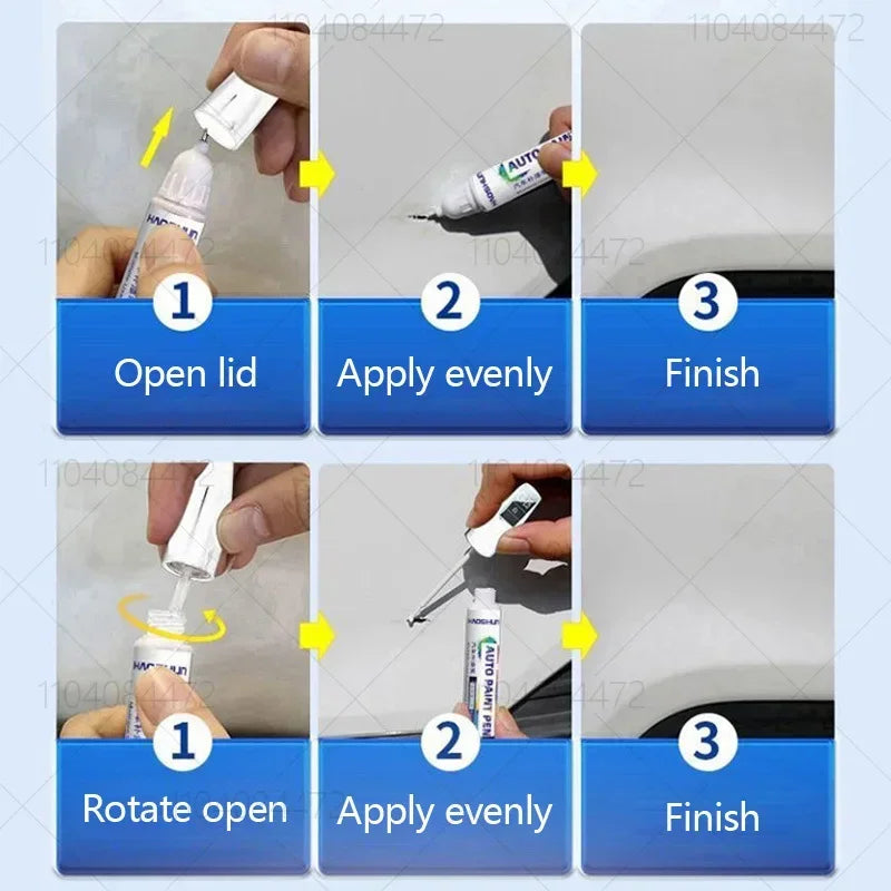 Touch-up paint pen for 2001-2021 PROTON WAJA models original factory color car scratch repair tool Scratch Remover Black Blue