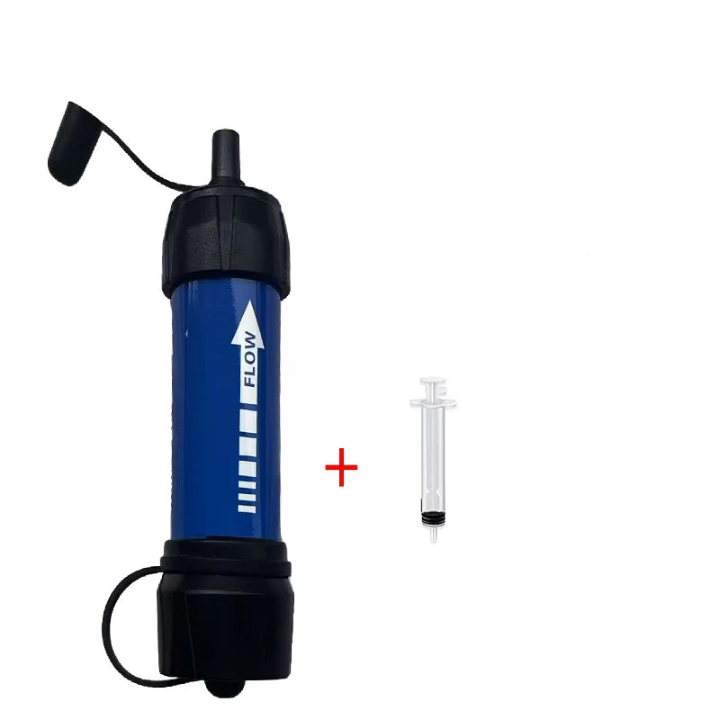 Tragbarer Notfall-Wasserfilter – Schnelle Reinigung für Wanderungen und Camping, sicher für natürliche Wasserquellen