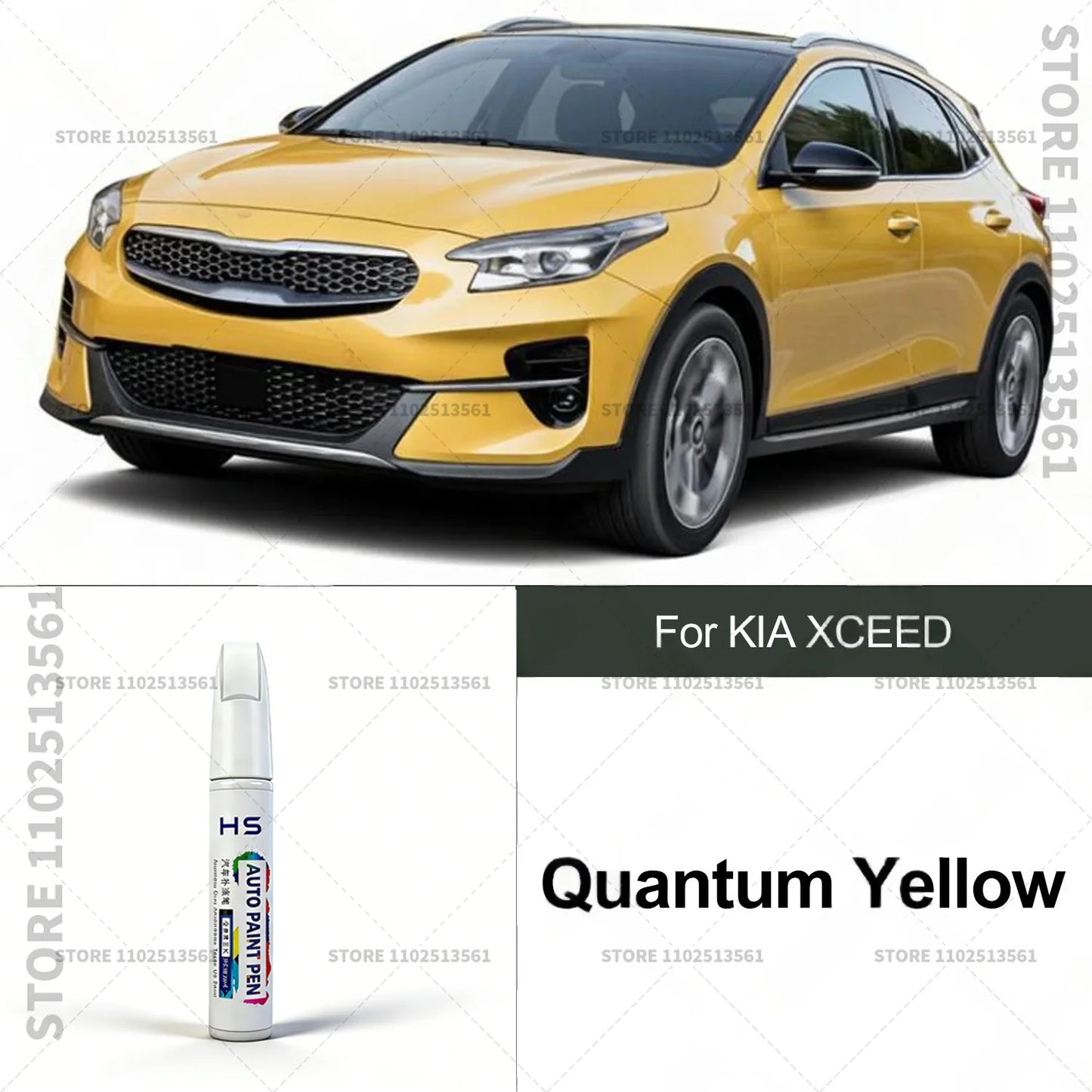 Car Paint Repair Pen Touch Up Paint Brush Scratch Remover for Deep Scratches and Marks For KIA XCEED Blue White Black Yellow Red