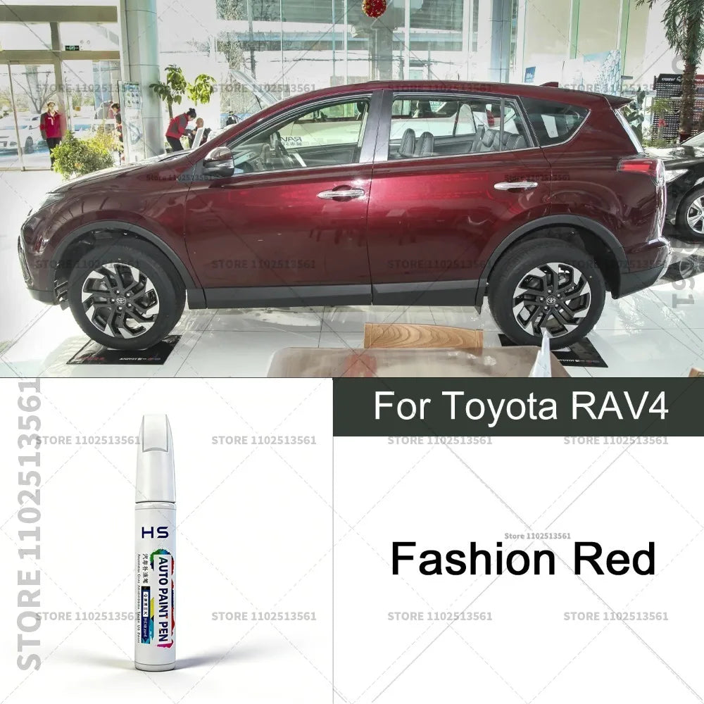 For Toyota RAV4 Car Paint Repair Pen Restores Original Factory Paint Finish Blue 8X8 White 070 Red Black 209 Uraban Khyaki Gray