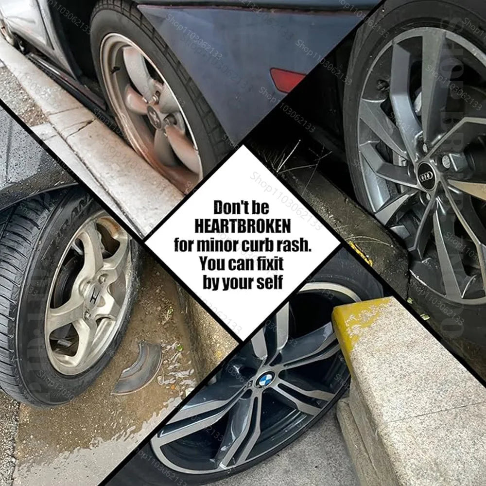 For PEUGEOT 5008 Touch Up Paint Wheel Repair Kit Quick And Easy Wheel Scratch Repair Rim Paint For Car Wheel Repair Silver Black