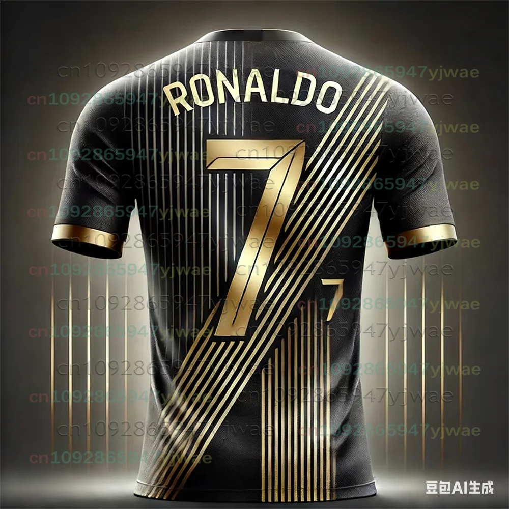 2026 New Special Edition Ronaldos 7 Football Jersey Oversize Sports Short Sleeve Training Uniform Soccer Jersey For Kids_Adult