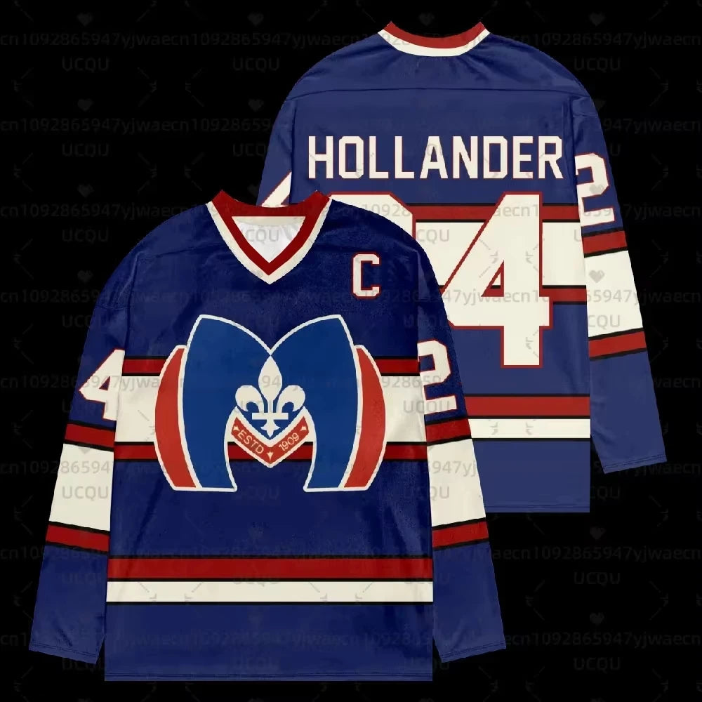 New Heated Rivalry Hockey Jersey Long Sleeves Tee Men's Women's Rozanov HOLLANDER T-shirt Unisex Tops Pullovers t-shirt