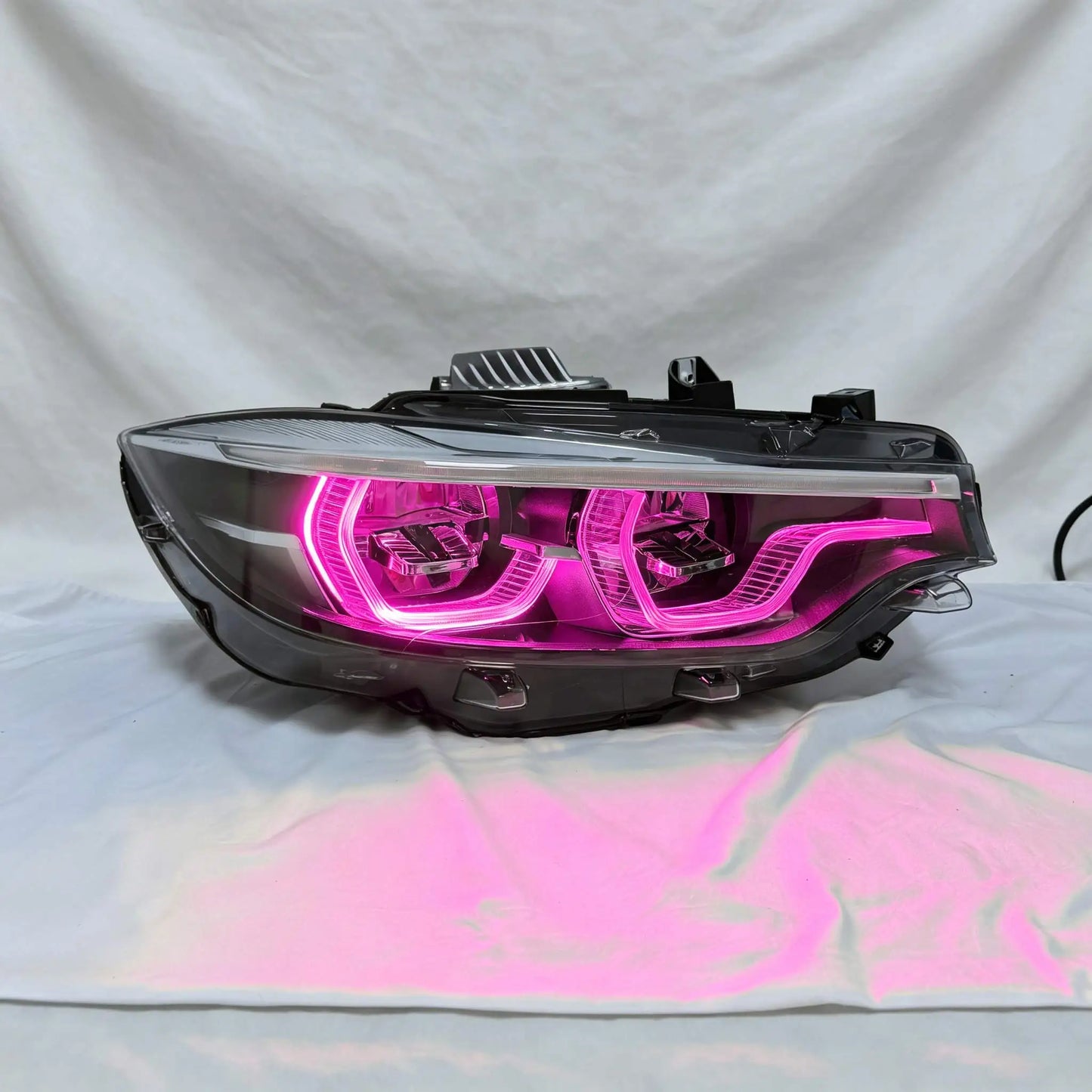 For BMW M3 M4 F80 F32 F36 F33 F82 RGBW DRL yellow red amber daytime running lights J ONE turn signal yellow light module