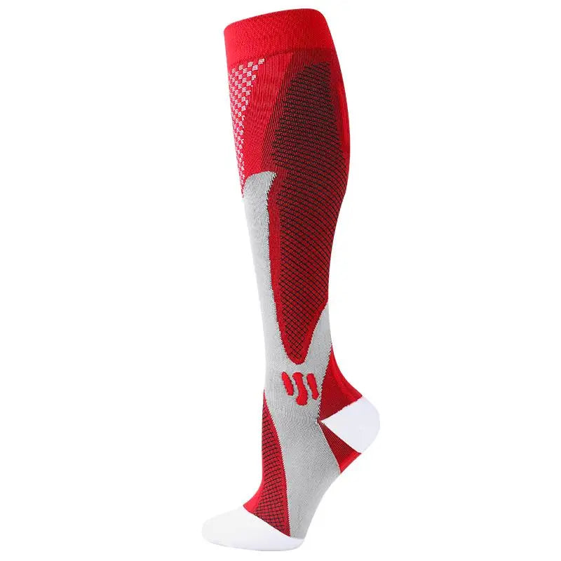 12 Colors Compression Socks For Football Anti Fatigue Pain Relief Men Women 20-30 Mmhg Running Socks Fit For Sport Socks