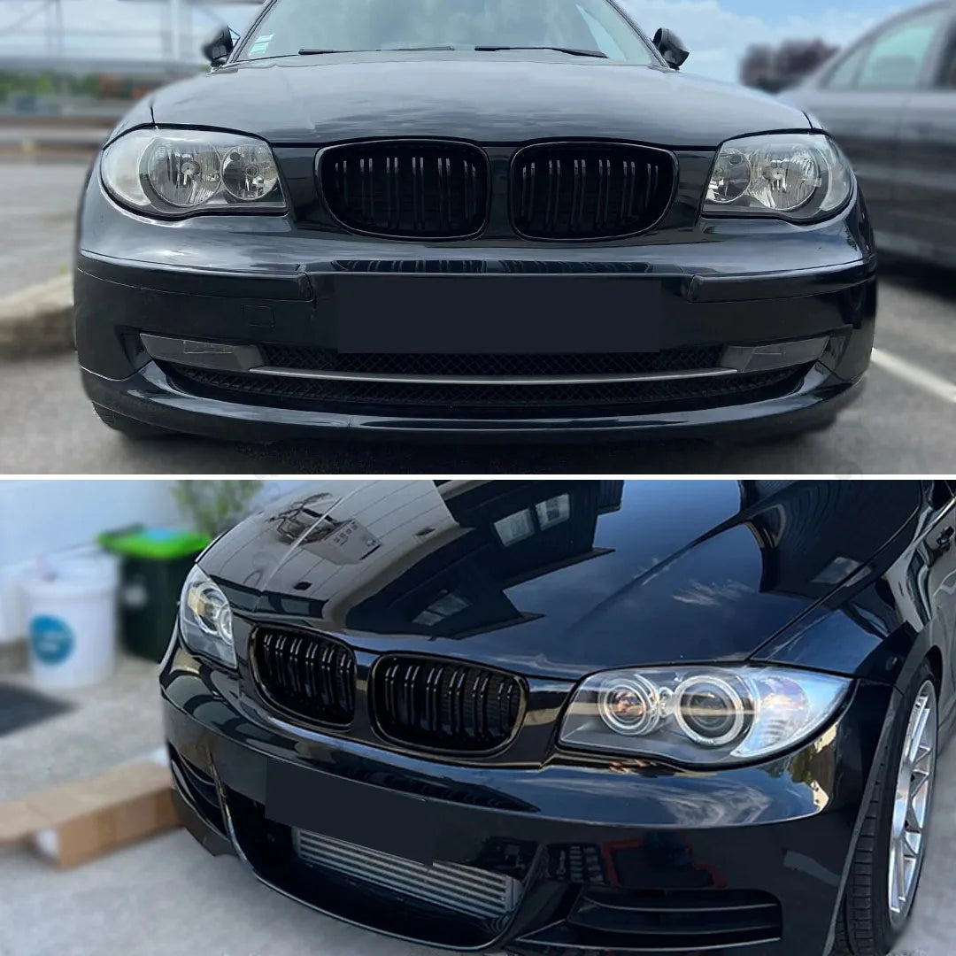 Front Inlet Grille Bumper Grill Tuning Accessories For BMW 1 Series E81 E87 E82 E88 2007-2011 like 120i 120d 130i 135i Coupe
