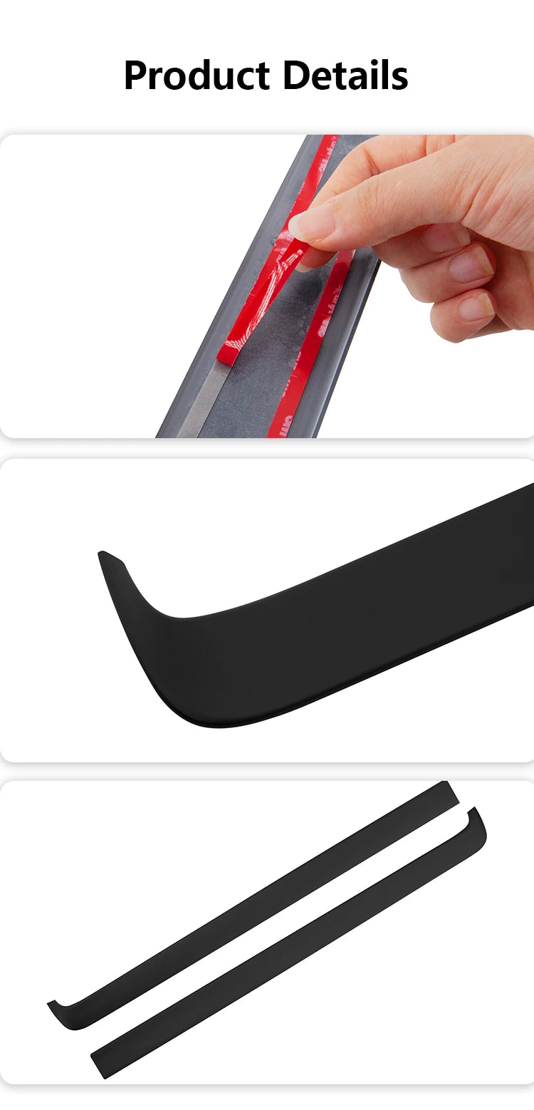 Instrument Panel Trim Strip For Tesla Model Y Juniper 2025 Model 3 Highland 2024-2025 ABS Dashboard Decoration Cover Accessories