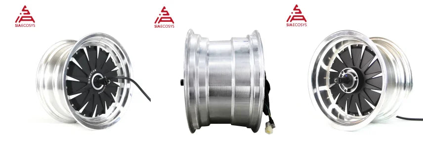 SiAECOSYS/QSMOTOR 12x7.5inch 1500W v1.12 48V 55kph BLDC In Wheel Hub Motor for E-Scooter