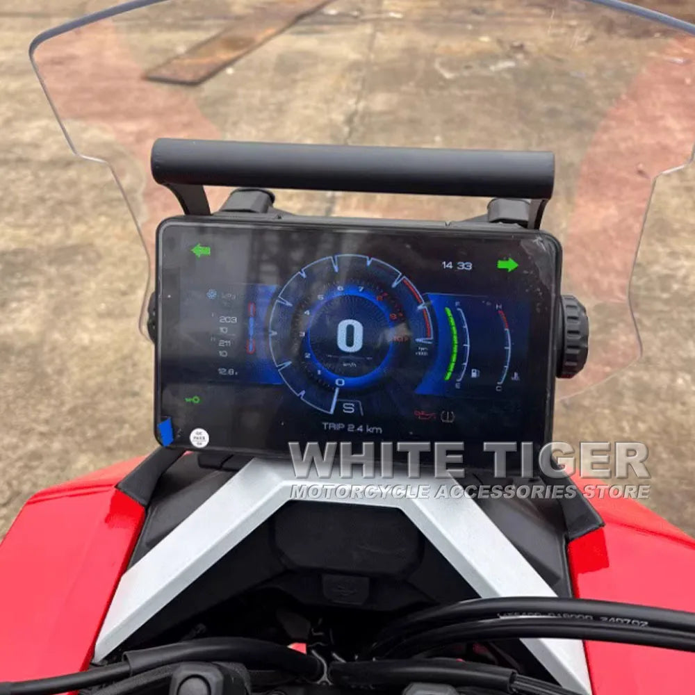 Motorcycle Modified Front Navigation Mobile Phone Crossbar Bracket Handlebar Crossbar Bracket FOR ZONTES 368G 368-G 368 G