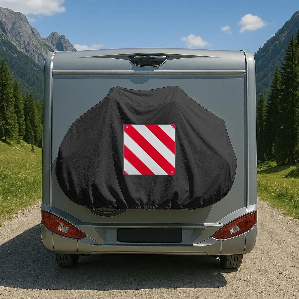 Karavan Arka Bisiklet Örtüsü – Karavan ve Motorhome Kamp Aksesuarı, 1 veya 2 Bisiklete Uyumlu