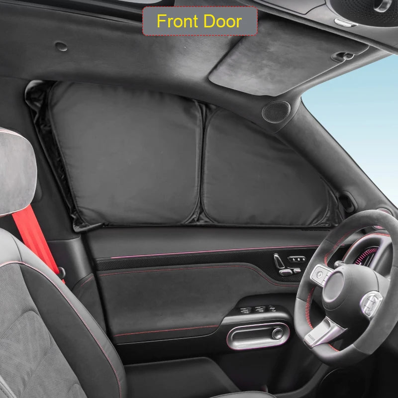 Car Black Windows Privacy Sunshade For SMART #5 2025-Present Anti-UV Heat Insulation Protect Cover Interior Auto Accessories