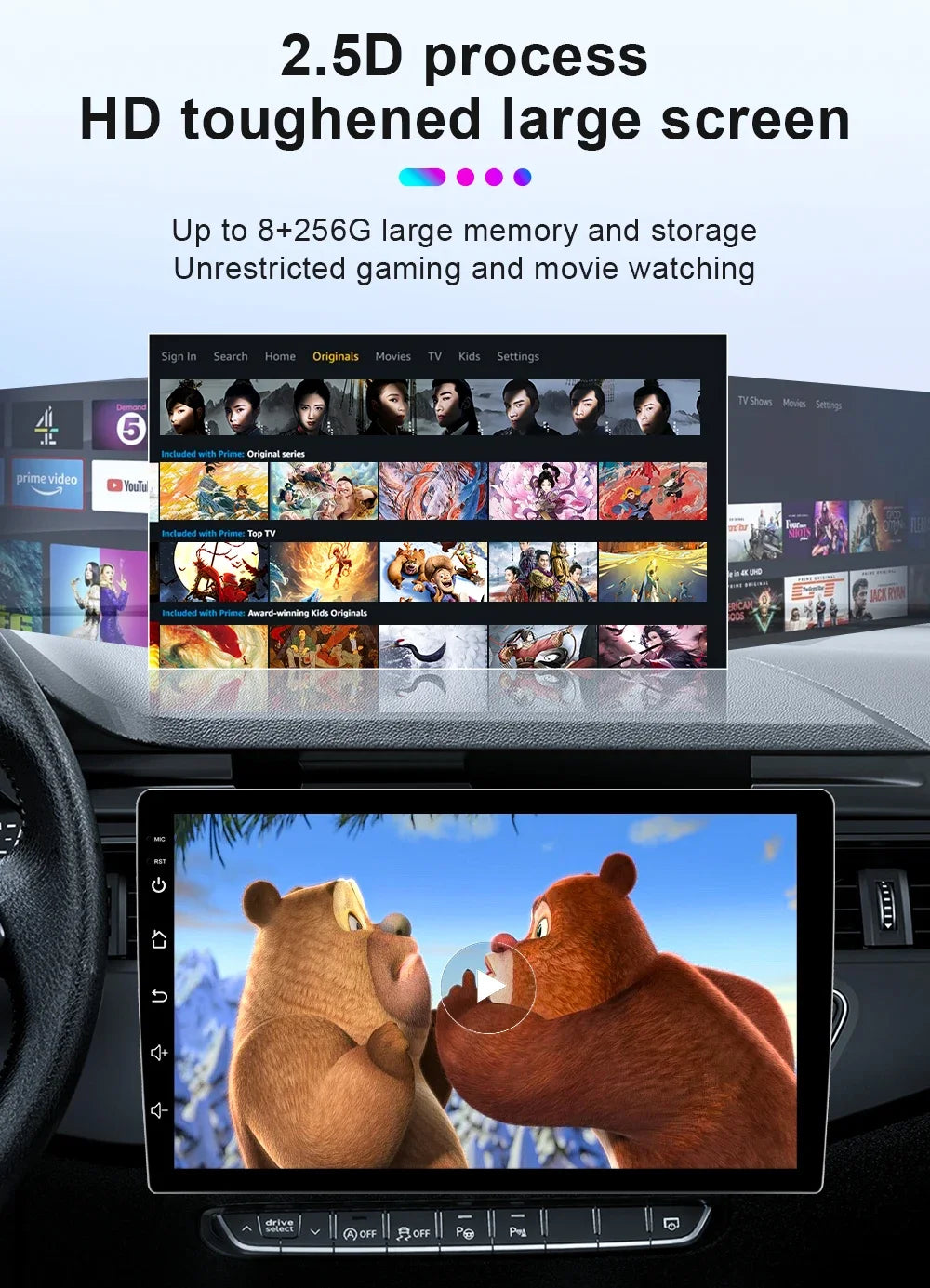 Android 16 For Toyota Prius 2009 2010 2011 2012 2013 2015 Car Radio XW30 Wireless Carplay Android Auto Car Multimedia Player 5G
