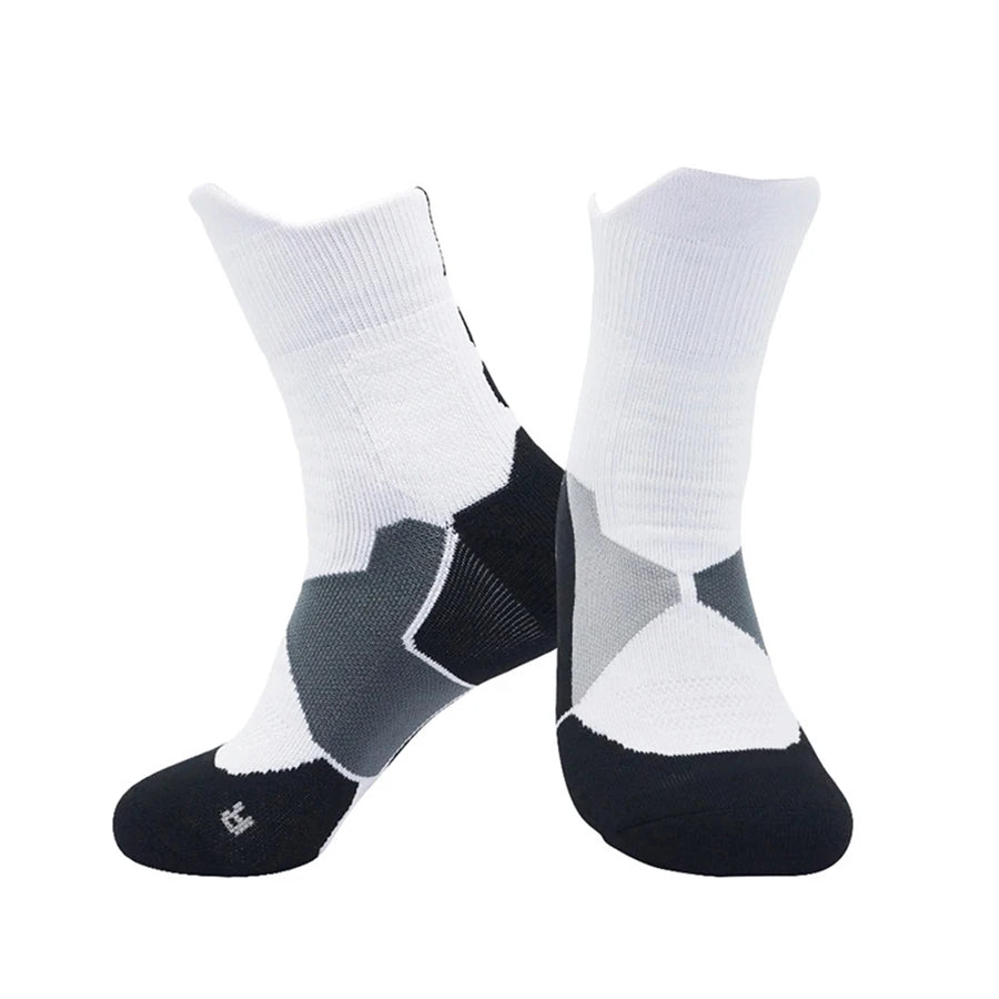 5Pairs Athletic Socks for Men Women Football Basketball Baseball Rugby Soccer Running Hiking Tennis Skateboard