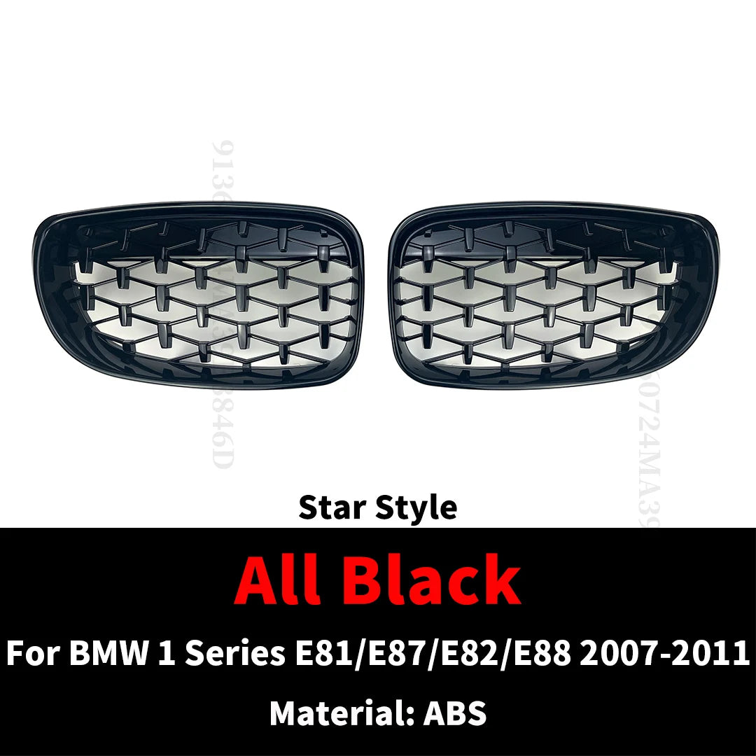 Front Inlet Grille Bumper Grill Tuning Accessories For BMW 1 Series E81 E87 E82 E88 2007-2011 like 120i 120d 130i 135i Coupe