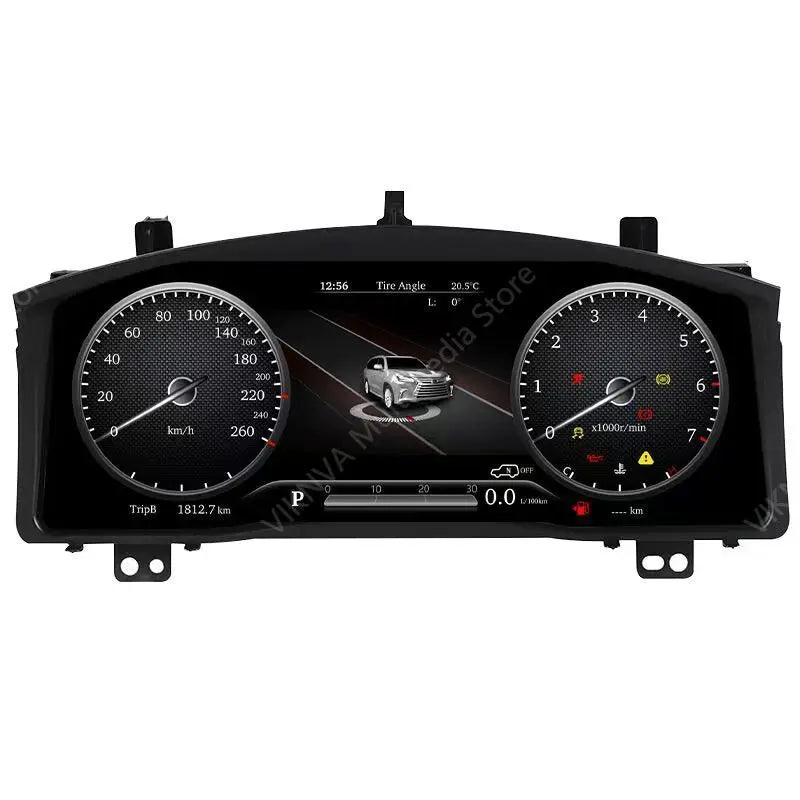 Digital Cluster for Lexus LX570 2007-2015 Car LCD Dashboard Display Speedometer Virtual Panel Digital Cluster Instrument