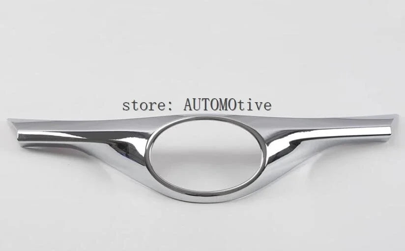 For Toyota C-HR CHR 2017 2018 2019 2020 2021 Car Sticker Cover Detector ABS Chrome Trim Front Bottom Grid Grill Grille Hood 1pcs