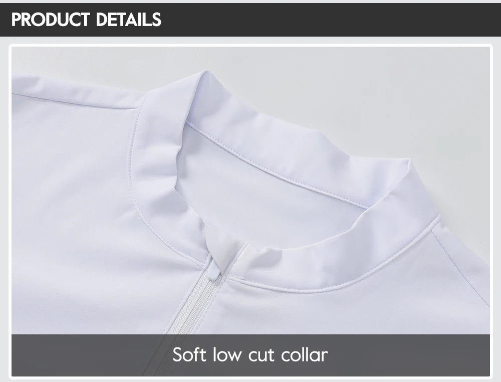 RION Cycling Jersey Men's Bicycle Shirts Half Zipper Long Sleeves Road Bike Clothing Sun Protection UPF 50+ Slim Fit 15℃- 24℃