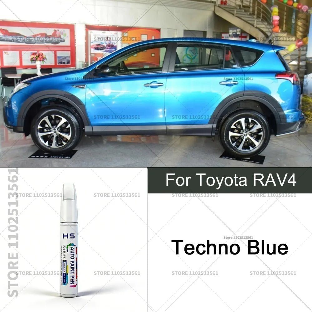 For Toyota RAV4 Car Paint Repair Pen Restores Original Factory Paint Finish Blue 8X8 White 070 Red Black 209 Uraban Khyaki Gray