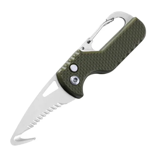 Klappbares Taschenmesser Schlüsselanhänger – Outdoor-Camping, Paketöffner, Überlebenswerkzeug