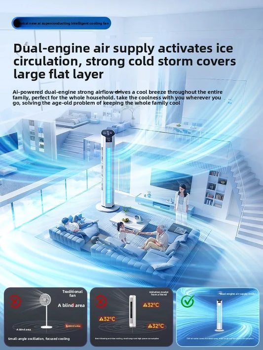 2026 New Portable Evaporative Air Cooler Household Water Cooling Fan Mini Mobile Air Conditioner Fan For Bedroom Dormitory