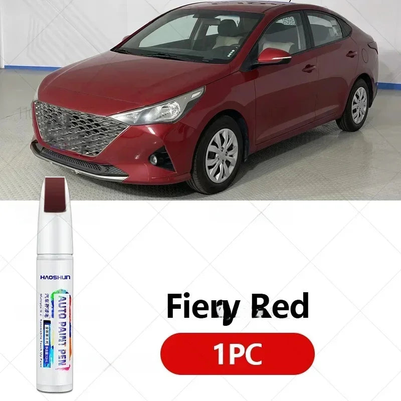 For Hyundai Accent MC RB HY XP 2000-2025 Paint Repair Pen Touch Up Scratch Remover DIY Auto Accessories Black White Blue Silver