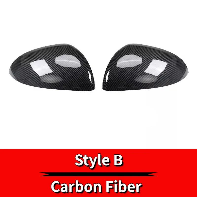 For Mercedes Benz E Class W214 S214 2024-2025 ABS Carbon Fiber Car Rearview Mirror Cover Reverse Mirror Housing Car Accessories